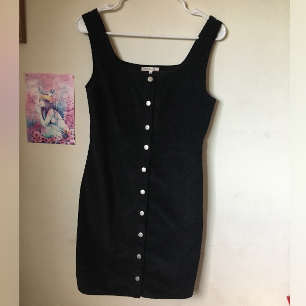 Black suede dress, only worn once.